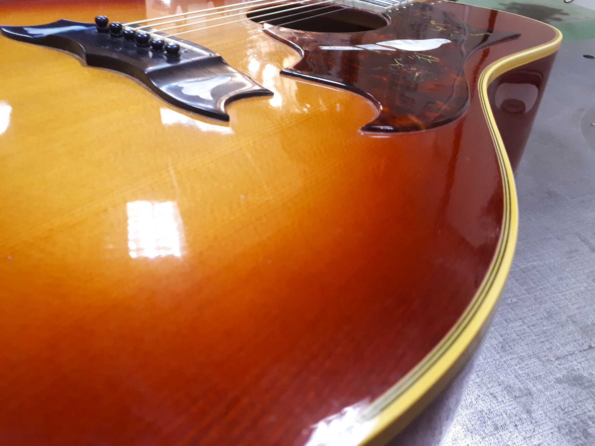 1973 Gibson Dove Saddle fretting and setting
