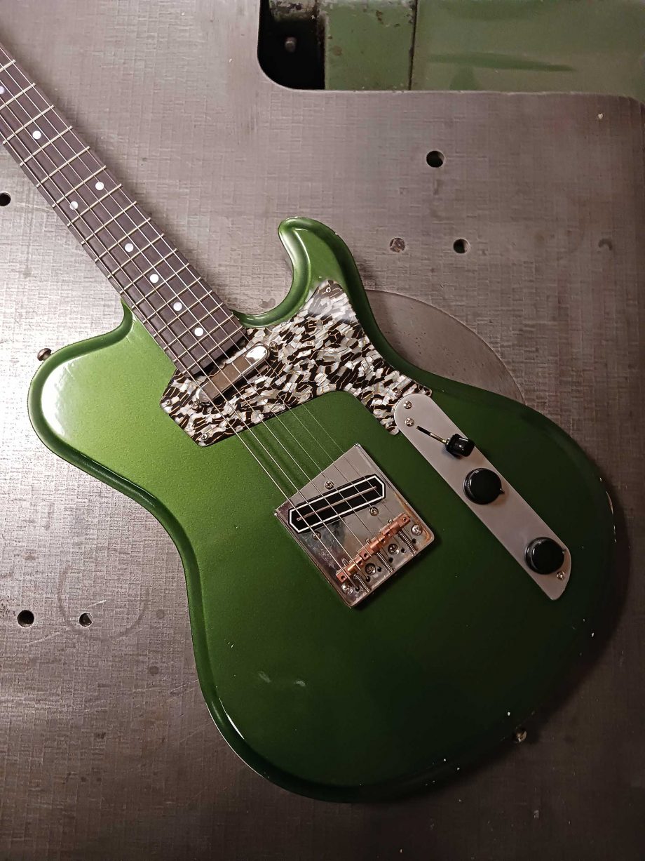 Roadrunner Federal Mod T 23112 Green Mist Light Relic - Roadrunner Guitars