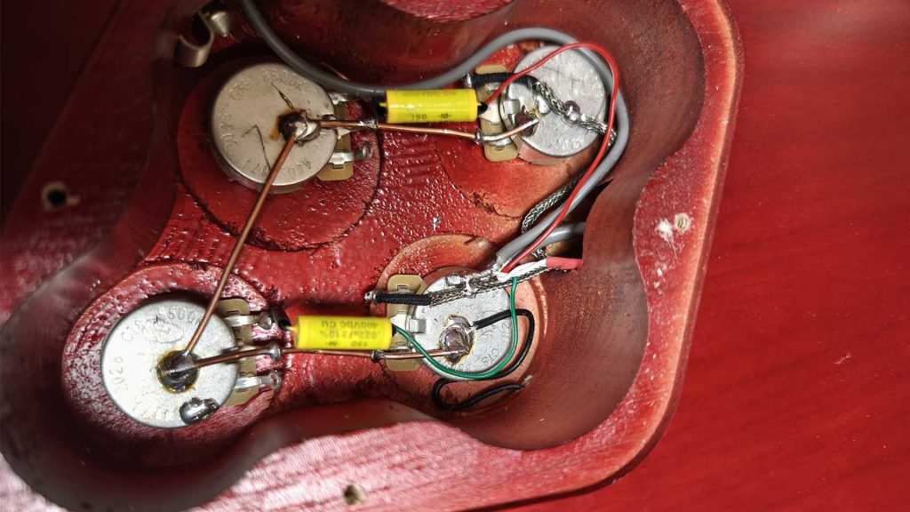 Epiphone Les Paul rewiring